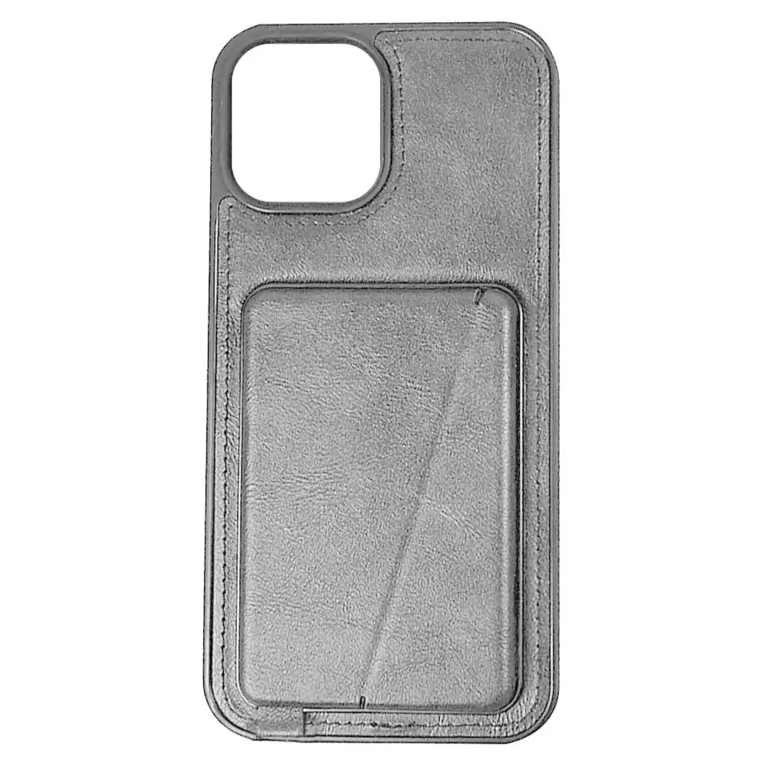 iPhone 16 Pro Modern Hidden Card Holder Case Gray